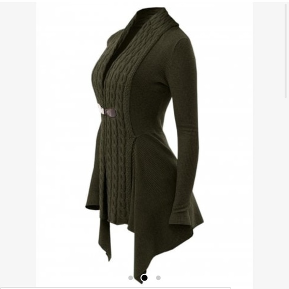 dressfo Sweaters - Olive green sweater